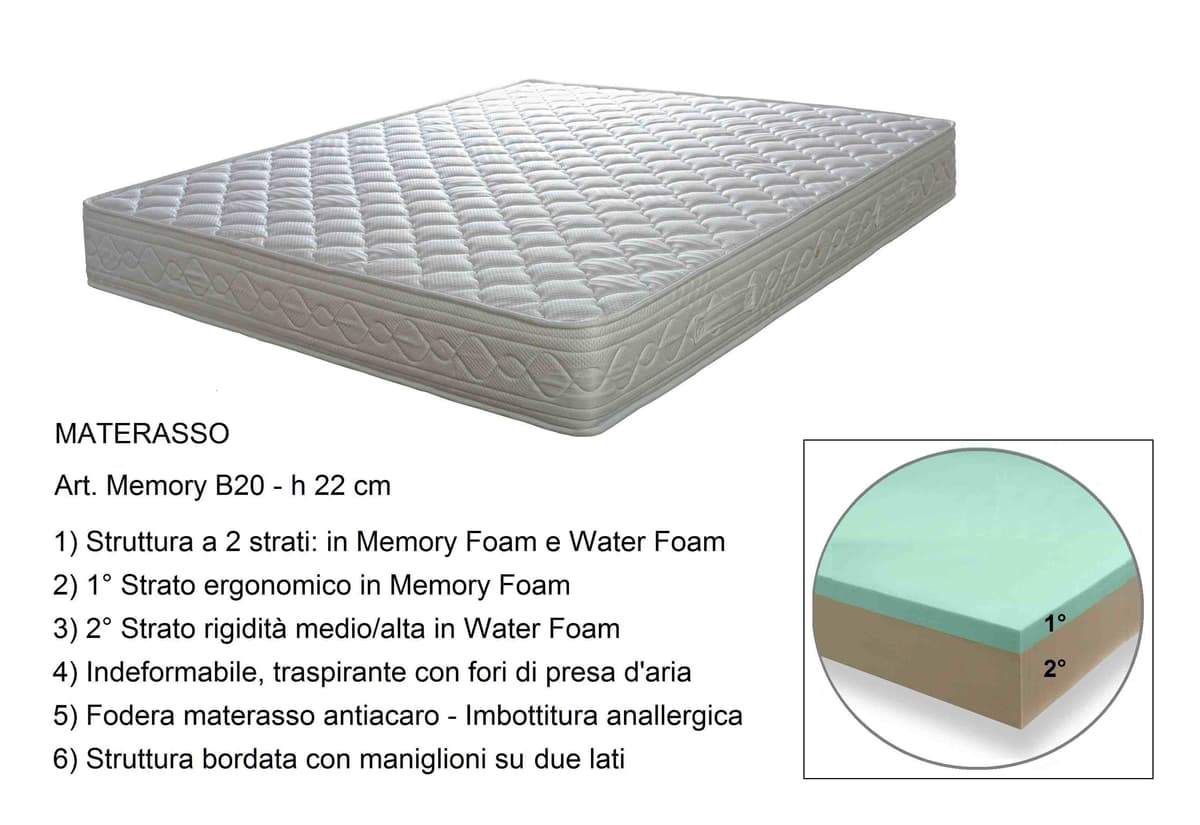 Memory B20 2 piazze francesi